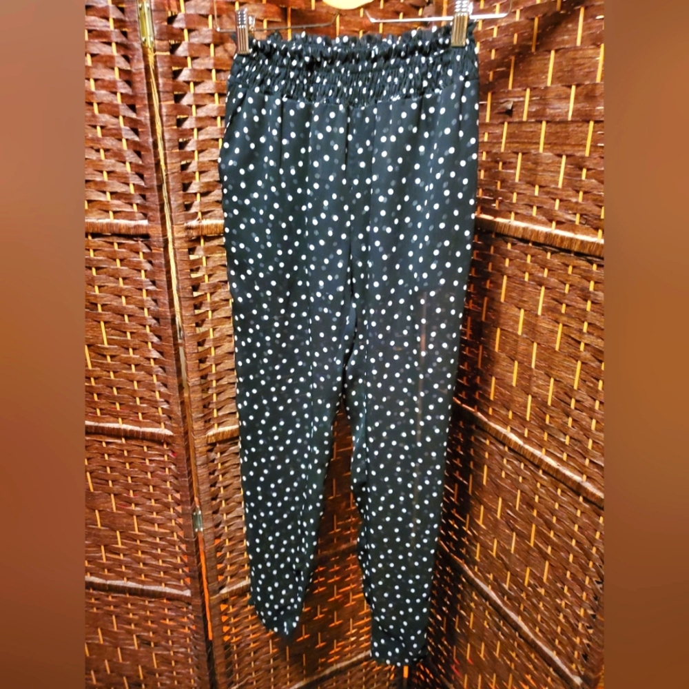 Enza Costa polka dot pants S